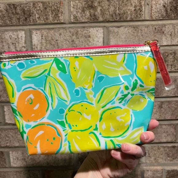 Lily Pulitzer Estée Lauder Cosmetic Makeup Bag - Picture 11 of 15